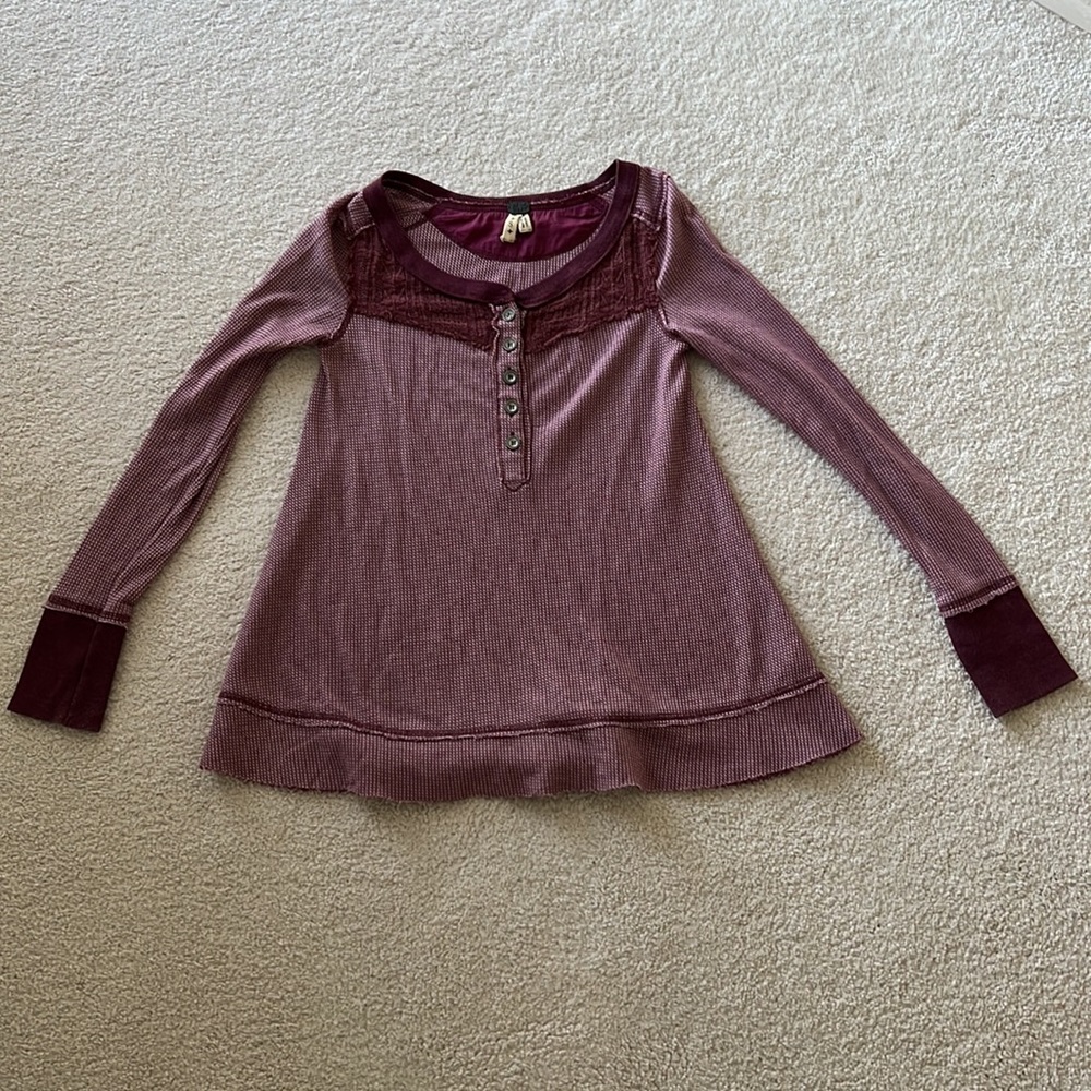 Free people purple thermal - Picture 5 of 7